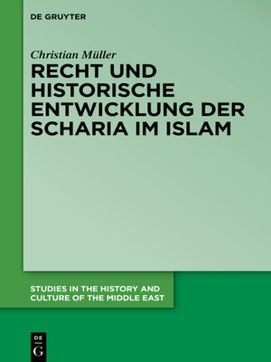 cover image of Recht und historische Entwicklung der Scharia im Islam